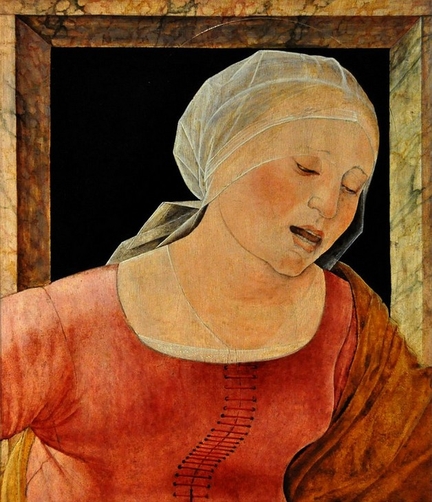 Une femme en deuil (vers 1480), tempera et huile sur panneau bois, 52,4 x 39,4 cm, Walters Art Museum, Baltimore - USA